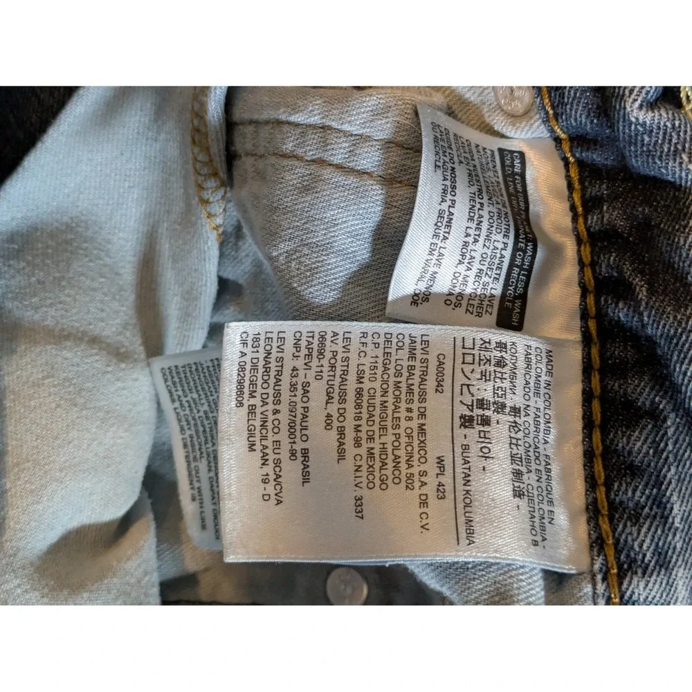 Levis 569 Jeans Mens 36x32 Medium Wash Straight Leg Relaxed Fit Skater Y2K